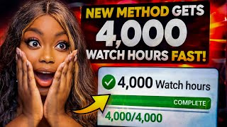GOOD NEWS YouTubers! 4,000 Watch Hours Just Got Easier in 2026 