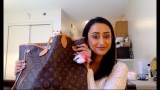 what's in my uni bag ft. lv neverfull 📚