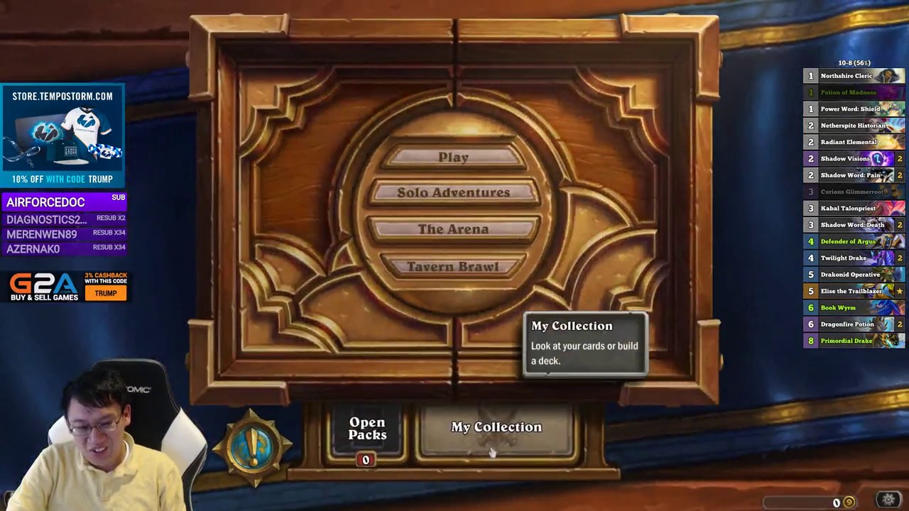 TrumpSC Hearthstone 🚀 Alwayslucky!       oh