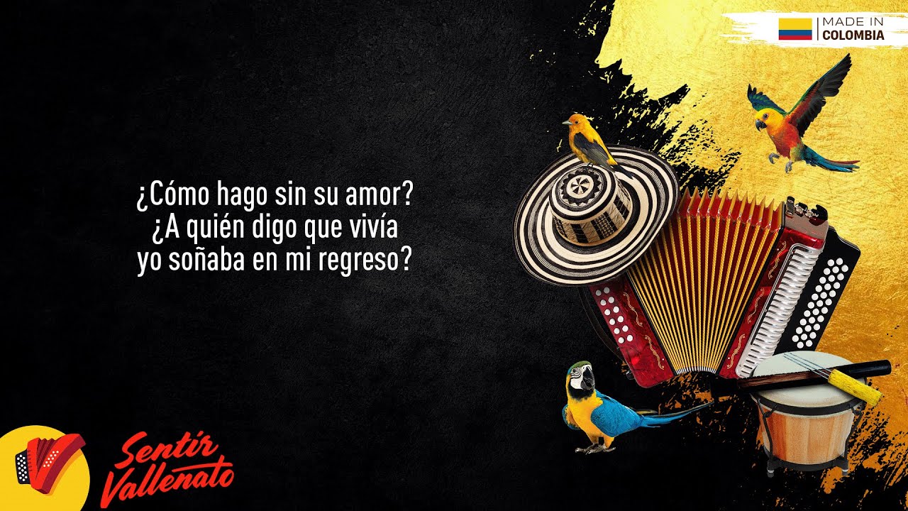 Que Hago Sin Su Amor, Los Diablitos, Video Letra - Sentir Vallenato