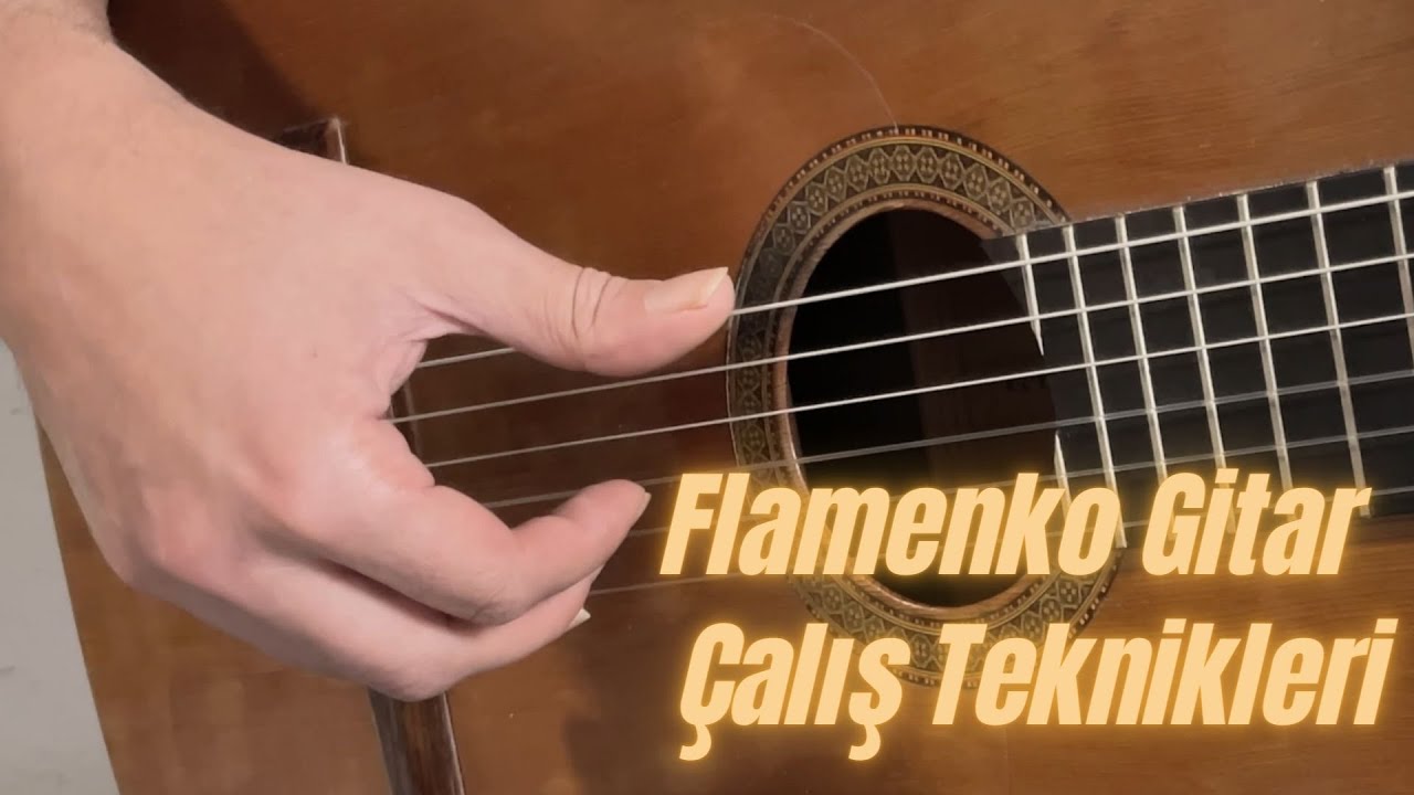 Flamenko Gitar Teknikleri. Ejercicio  Picado Tutorial 1.