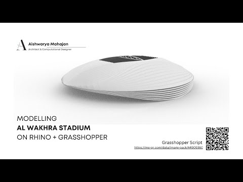 Exploration of Innovative Modelling process for Al Wakhra Stadium using Grasshopper!