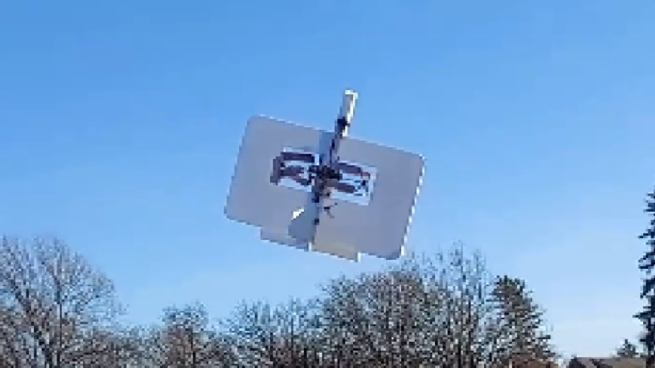2nd Cycloplane Attempt - Rotor Explodes on Test Flight
