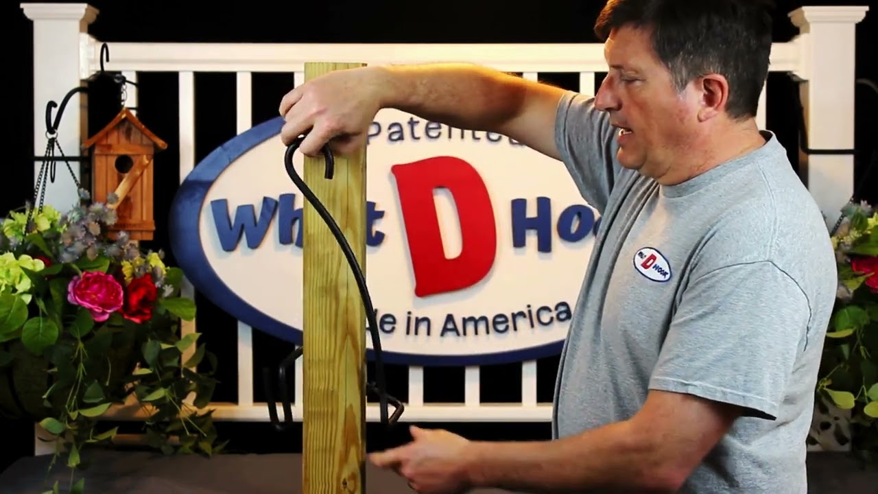 How to Install a What D Hook Heavy Plant Hanger