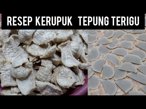 Cara Membuat Kerupuk Terigu Tanpa Bleng