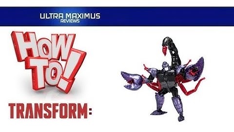 🔥How to Transform Predacon Scorponok (Sandstorm) Transformers Kingdom