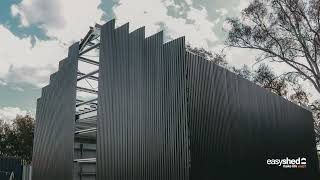 Easyshed Duo, Machinery and Storage Shed all in one - Darryl's Den