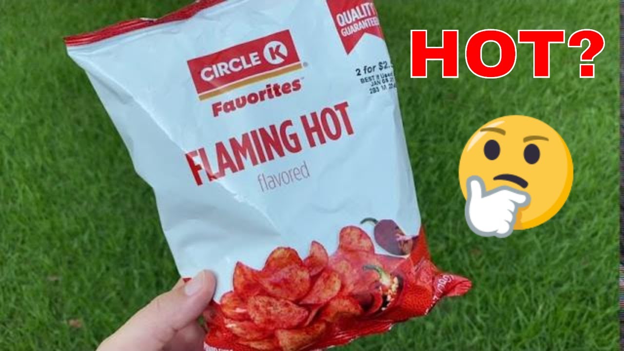 Circle K Flaming Hot Gas Station Potato Chips Review YouTube