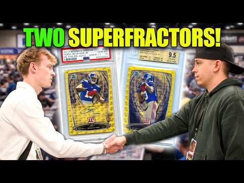 I Bought TWO GRAIL 1/1 SUPERFRACTORS At The West Coast Card Show! 🤯