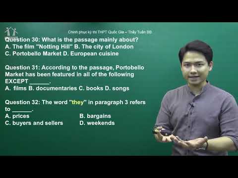 Video Phương pháp làm bài đọc hiểu môn tiếng anh THPT QG - youtube