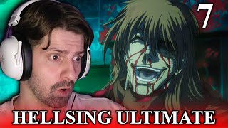 NOT MY FAVORITE CHARACTER!  Hellsing Ultimate Episode 7 Reaction