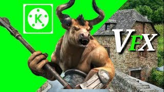 How To Make Green Screen Moster Vfx With Kinemaster 2019    improvetech  