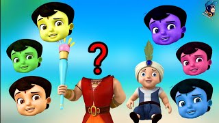 Guess the real face of Chota Bheem 2.o #motupatlunewepisode   #motupatlu  #cartoon #motu #patlu