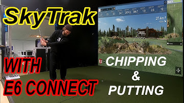 SkyTrak Launch Monitor/Golf simulator  WITH E6 Connect software, Chipping and Putting with 3&1 Golf
