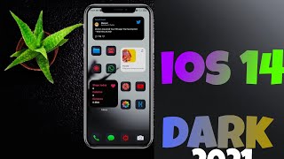 Dark iOS 14 nova launcher setup 2021 Android home screen setup Looks Cool 🔥 Turn Your Android intDar screenshot 5