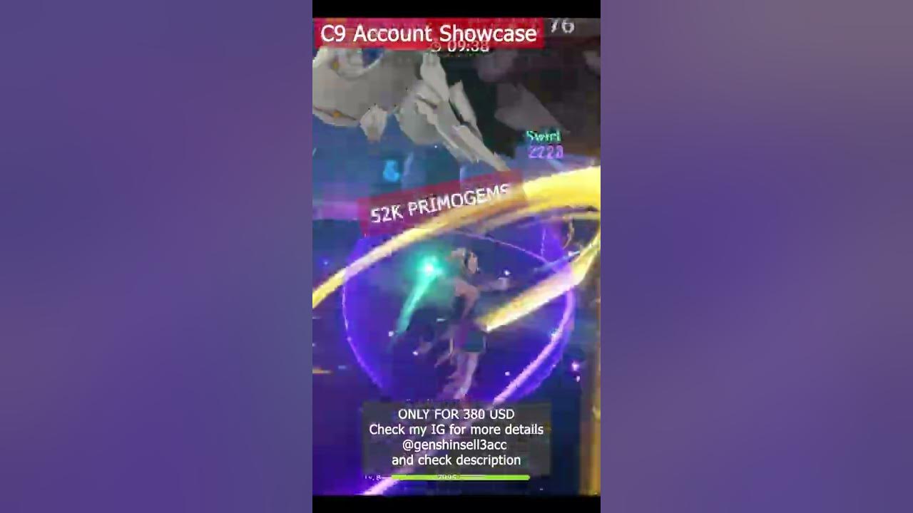 C9 380USD Showcase 02 Sell Genshin Impact YouTube