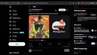 We called it. Mangadex is going full corporate