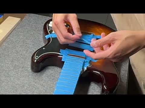 Full fret polish for this Strat
