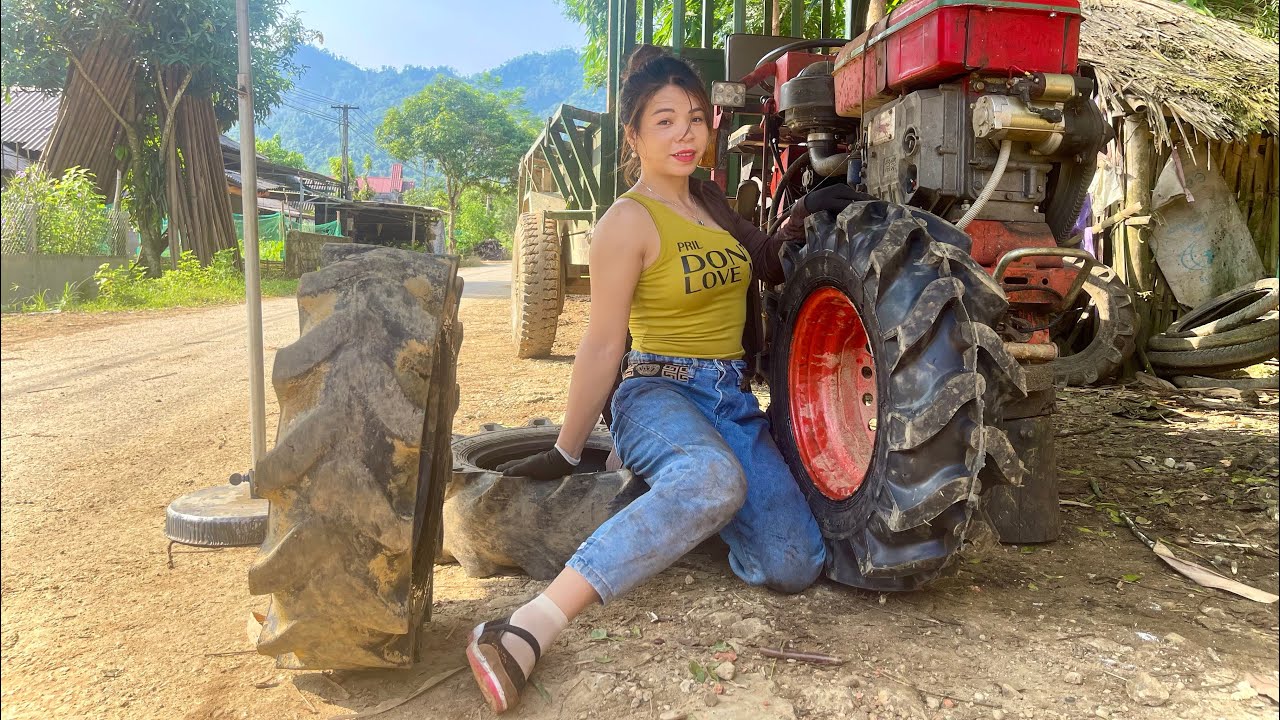 Tractor tire replacement service