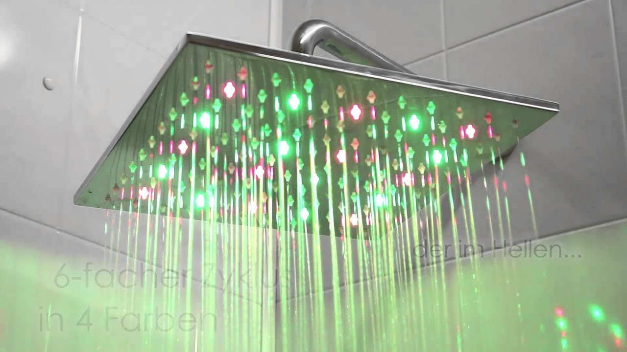 Hudson Reed LED Duschkopf LaSq STY072