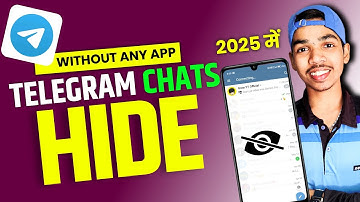 Telegram chat Hide Kaise Kare | How To Hide Chat In Telegram Pe Chat History Kaise Chhupayein