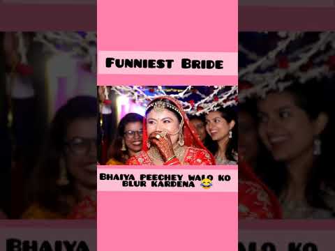 Funniest Bride Entry I Part 1 I #comedy Akanksha Sharma #youtubeshorts #shorts