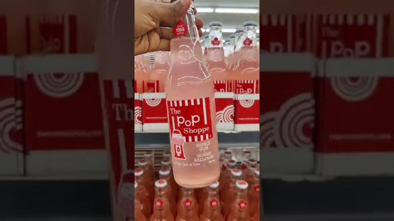 Газировка Bubble Gum от The Pop Shoppe 