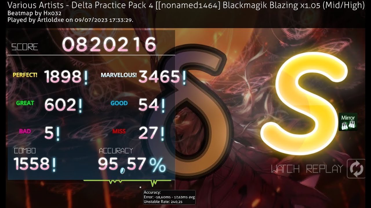 Blackmagik Blazing 1.05x [nonamed1464] - 95.57% 820.2k +MR