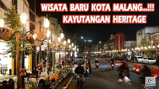 KAYUTANGAN HERITAGE KOTA MALANG, SUASANA MALAM.. MASIH RAMAI..!!!!