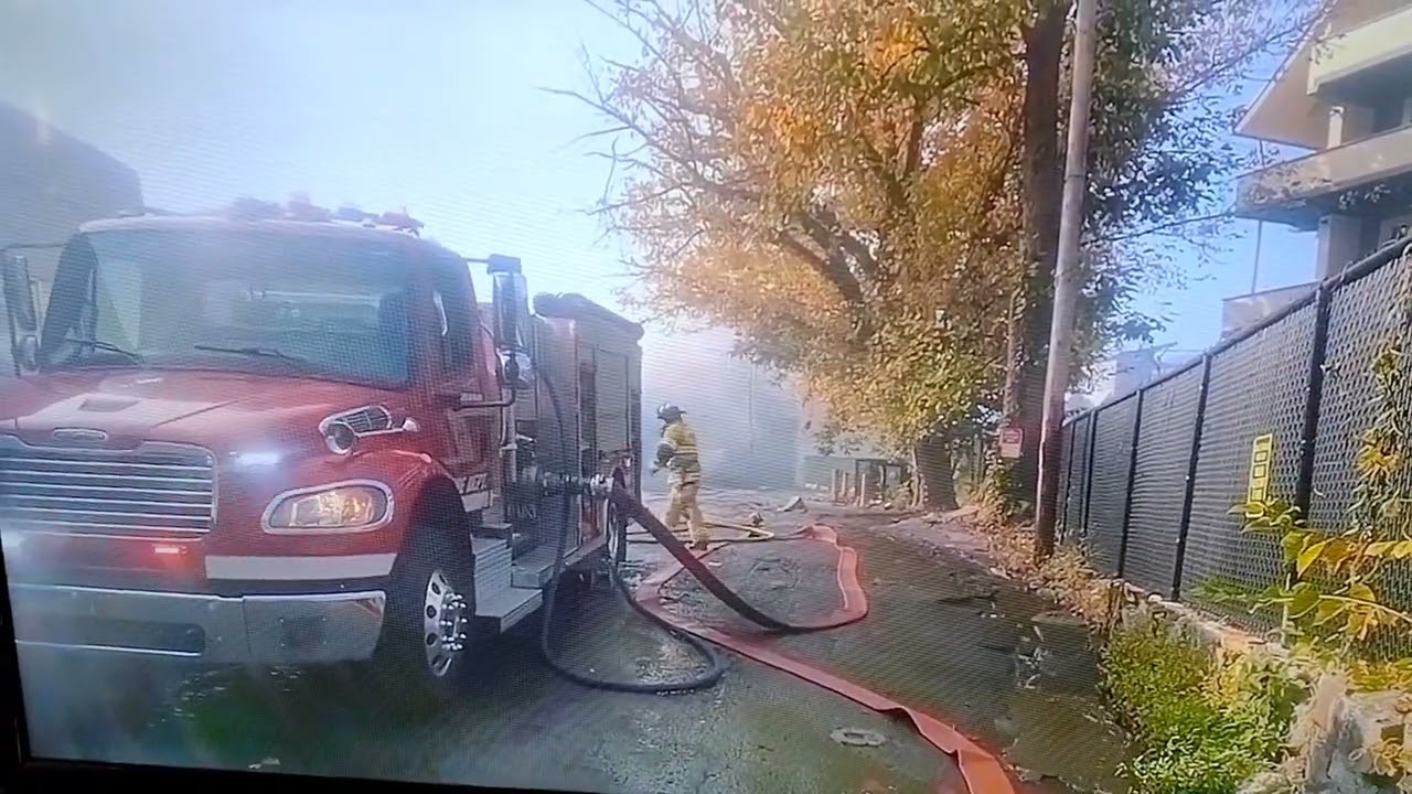 Fire in GATLINBURG TN, Puckers Fire, Smoky mountains Park *American