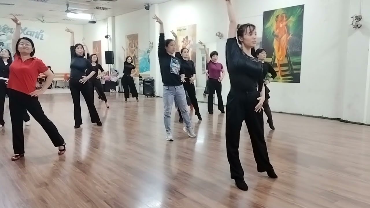 Locksteps, chasse cha cha - Bước cơ bản dọc, ngang chachacha - Kỹ thuật cơ bản nhất - Vũ Điệu Xanh