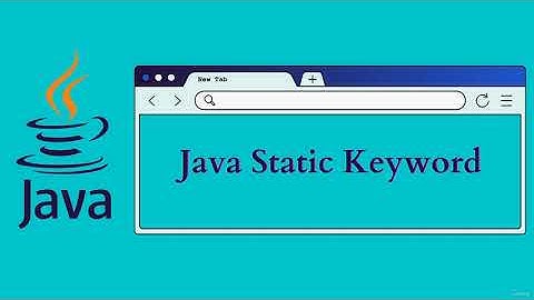 JAVA Static Keyword!
