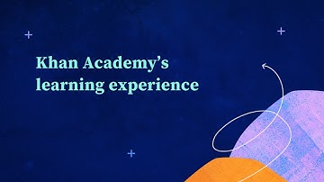 Khan for Educators: Khan Academy’s learning experience