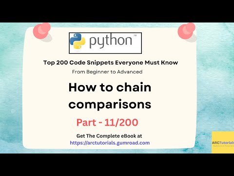 Python Coding Interview Questions - Part 11 | Master Chained Comparisons #pythoninterview