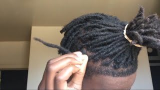 How To Retwist Dreads Without Clips(Fast & Easy!!)