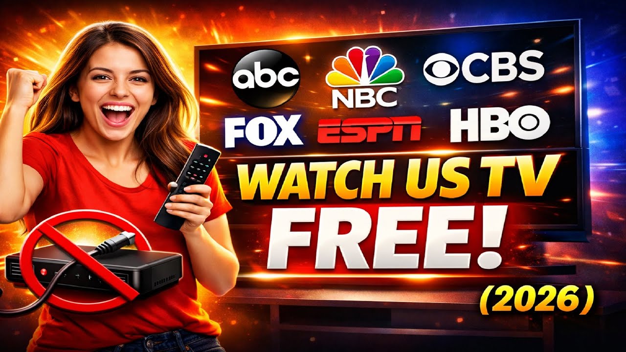 Best Way to Watch US TV Without Cable (2026) | Stream ABC, NBC, CBS & ESPN