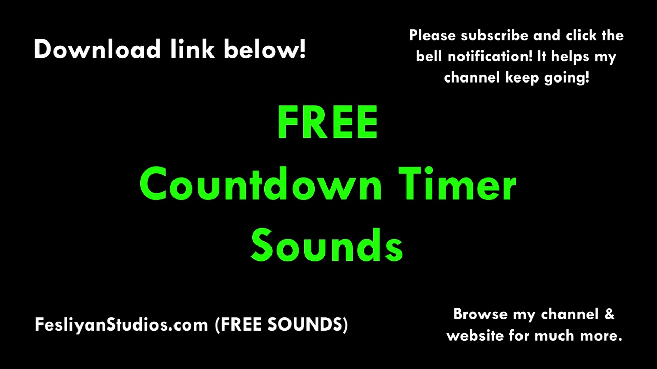 10 second countdown sound effect free download