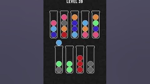 Ball Sort Puzzle Walkthrough Gameplay - Level 39