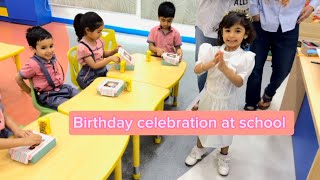 Vlog89 || Birthday celebration at School   #kidsbirthdaycelebration #school