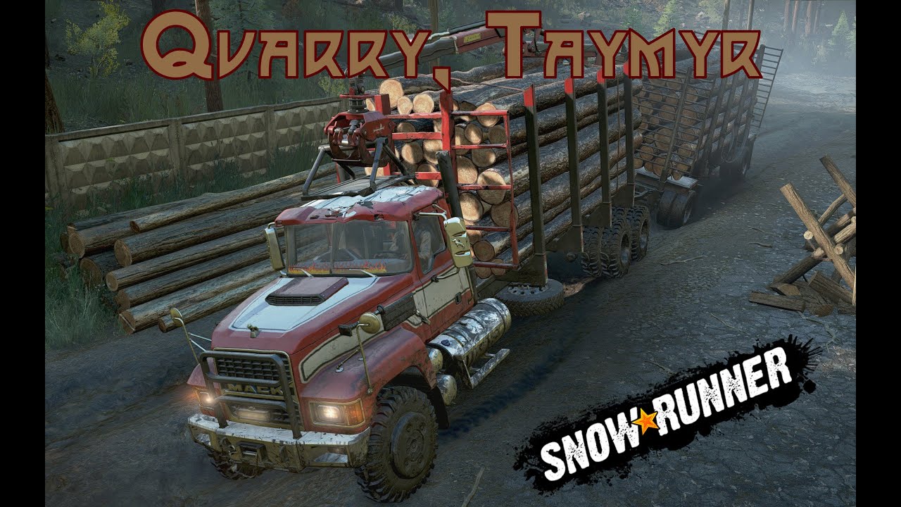 Mack Pinnacle Logging! Snowrunner! Taymyr Trial!