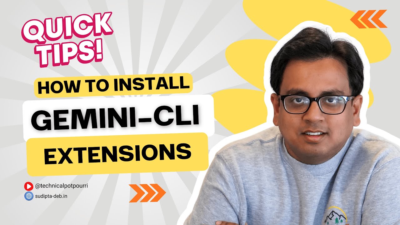 Set Up Gemini CLI Extensions Instantly - YouTube