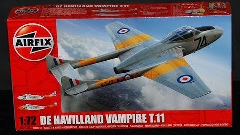 Airfix 1/72 de Havilland Vampire T.11
