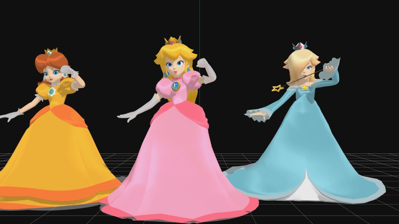 Mmd Greeds Accident (Peach, Daisy, Rosalina)