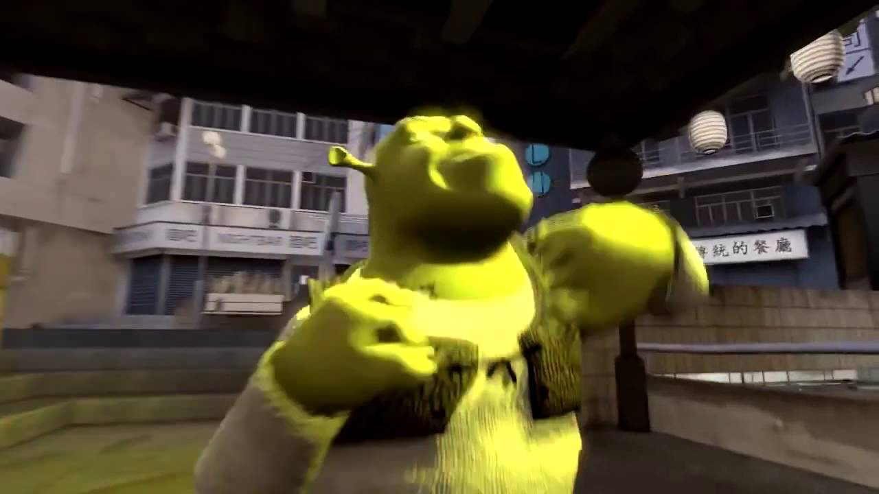 Шрек на машине