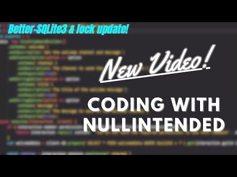 Discord Bot V14 Better-SQLite3 MultiGuilded Command Lock Command Update!