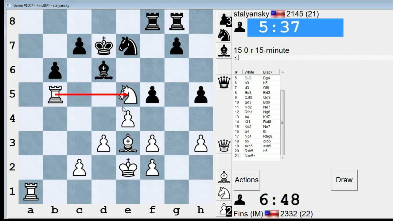 Стандартные шахматы №87: ММ Бартоломей против Стальянского (Руй Лопес)