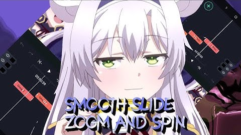 Smooth Zoom Slide And Spin Tutorial Amv alight motion||Tutorial Amv Alight Motion