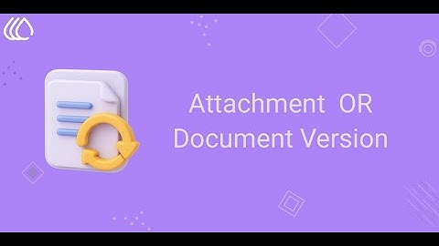 Odoo Document / Attachment Version || INKERP