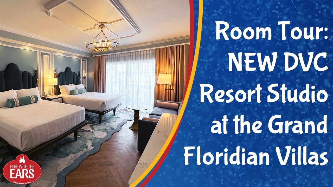 NEW Grand Floridian Resort Studio Room Tour Standard View New DVC