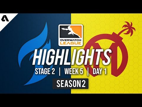 Dallas Fuel vs Florida Mayhem | Overwatch League S2 Highlights - Stage 2 Week 5 Day 1